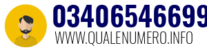 Numero di telefono 03406546699 03406546699