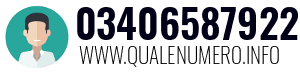 Numero di telefono 03406587922 03406587922
