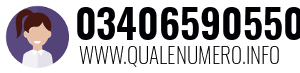 Numero di telefono 03406590550 03406590550