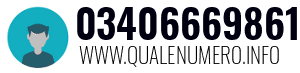 Numero di telefono 03406669861 03406669861