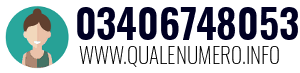 Numero di telefono 03406748053 03406748053