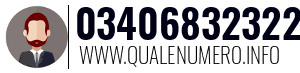Numero di telefono 03406832322 03406832322