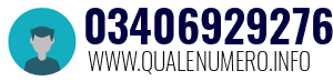 Numero di telefono 03406929276 03406929276