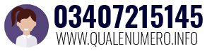 Numero di telefono 03407215145 03407215145