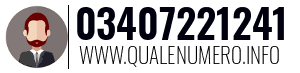Numero di telefono 03407221241 03407221241