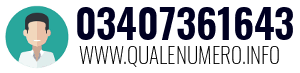 Numero di telefono 03407361643 03407361643