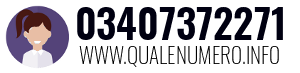 Numero di telefono 03407372271 03407372271