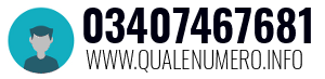 Numero di telefono 03407467681 03407467681