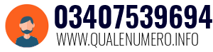 Numero di telefono 03407539694 03407539694