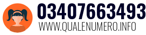 Numero di telefono 03407663493 03407663493