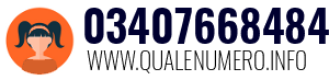Numero di telefono 03407668484 03407668484