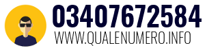 Numero di telefono 03407672584 03407672584