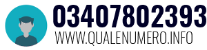 Numero di telefono 03407802393 03407802393
