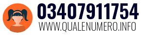 Numero di telefono 03407911754 03407911754