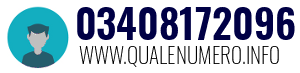 Numero di telefono 03408172096 03408172096