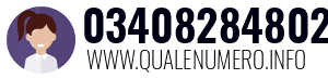 Numero di telefono 03408284802 03408284802