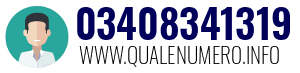 Numero di telefono 03408341319 03408341319