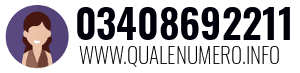 Numero di telefono 03408692211 03408692211