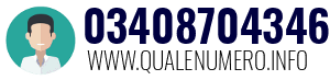 Numero di telefono 03408704346 03408704346