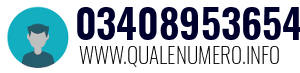 Numero di telefono 03408953654 03408953654
