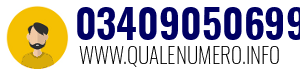 Numero di telefono 03409050699 03409050699