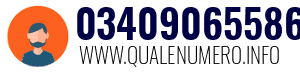 Numero di telefono 03409065586 03409065586