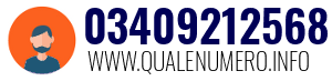 Numero di telefono 03409212568 03409212568