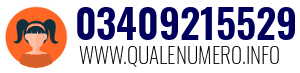 Numero di telefono 03409215529 03409215529