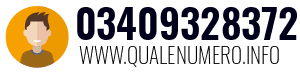 Numero di telefono 03409328372 03409328372