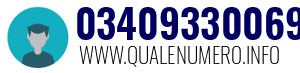Numero di telefono 03409330069 03409330069