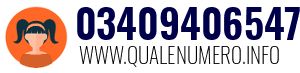 Numero di telefono 03409406547 03409406547