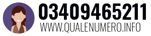 Numero di telefono 03409465211 03409465211