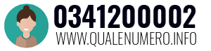 Numero di telefono 0341200002 0341200002
