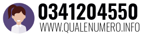 Numero di telefono 0341204550 0341204550