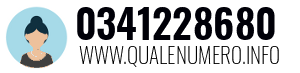 Numero di telefono 0341228680 0341228680