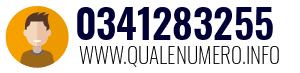 Numero di telefono 0341283255 0341283255