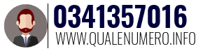 Numero di telefono 0341357016 0341357016