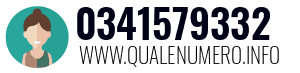 Numero di telefono 0341579332 0341579332