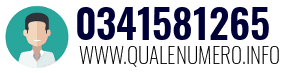Numero di telefono 0341581265 0341581265