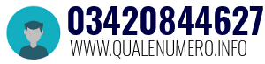 Numero di telefono 03420844627 03420844627