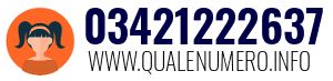 Numero di telefono 03421222637 03421222637
