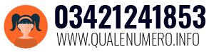 Numero di telefono 03421241853 03421241853
