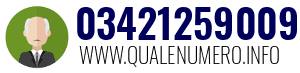 Numero di telefono 03421259009 03421259009
