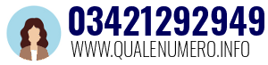 Numero di telefono 03421292949 03421292949