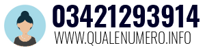 Numero di telefono 03421293914 03421293914