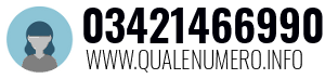 Numero di telefono 03421466990 03421466990