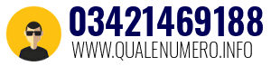 Numero di telefono 03421469188 03421469188