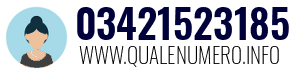 Numero di telefono 03421523185 03421523185