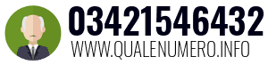 Numero di telefono 03421546432 03421546432