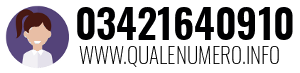 Numero di telefono 03421640910 03421640910